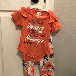 Bodysuit w/matching pants set.